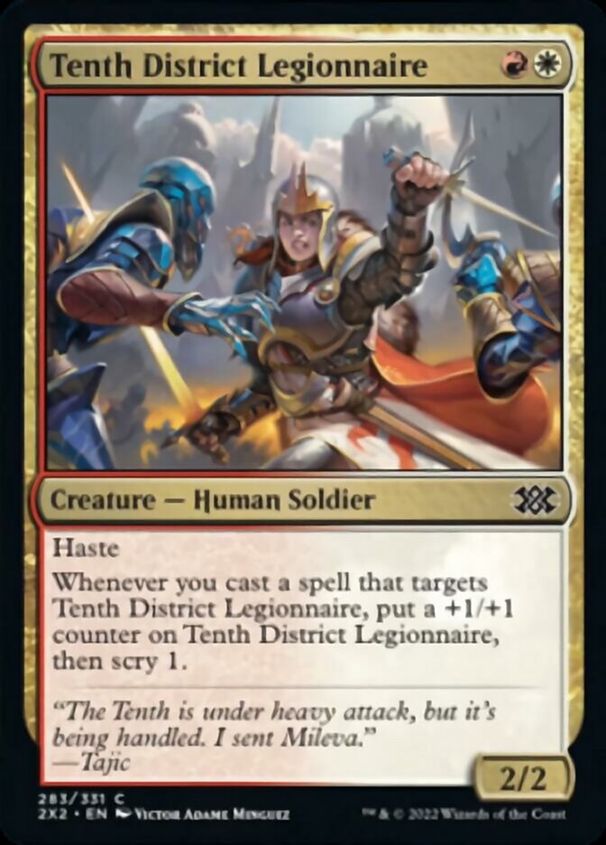 Tenth District Legionnaire [Double Masters 2022] Foil
