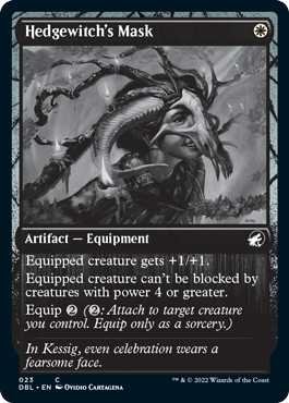 Hedgewitch's Mask [Innistrad: Double Feature] Foil