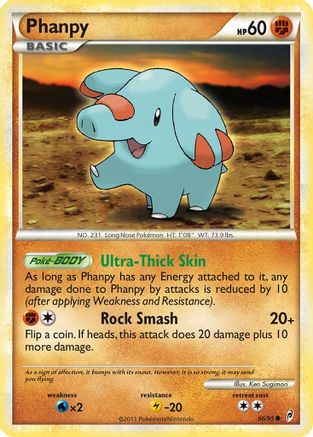 Phanpy (66/95) [HeartGold & SoulSilver: Call of Legends] Reverse Holofoil