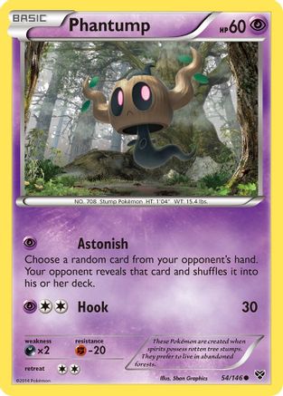 Phantump (54/146) [XY: Base Set] Reverse Holofoil