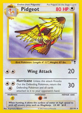 Pidgeot (33/110) [Legendary Collection] Reverse Holofoil