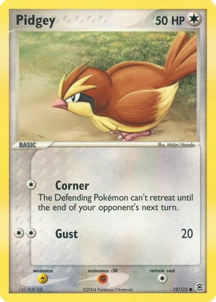 Pidgey (73/112) [EX: FireRed & LeafGreen] Reverse Holofoil