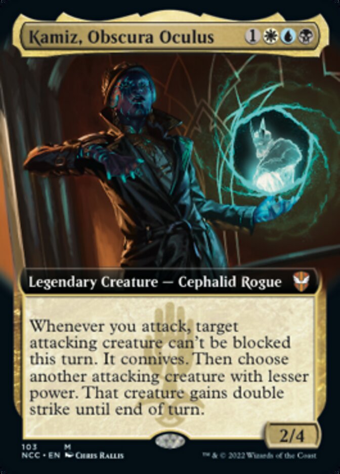 Kamiz, Obscura Oculus (Extended Art) [Streets of New Capenna Commander] Foil