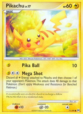 Pikachu (71/99) [Platinum: Arceus] Reverse Holofoil