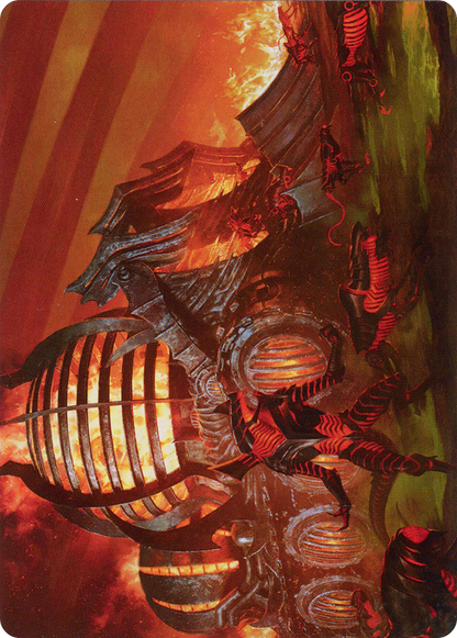 Urabrask's Forge // Urabrask's Forge  [Phyrexia: All Will Be One Art Series] (Borderless) Foil