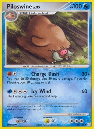 Piloswine (69/146) [Diamond & Pearl: Legends Awakened] Reverse Holofoil