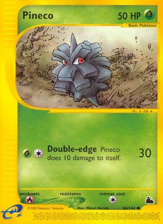 Pineco (86/144) [Skyridge] Reverse Holofoil