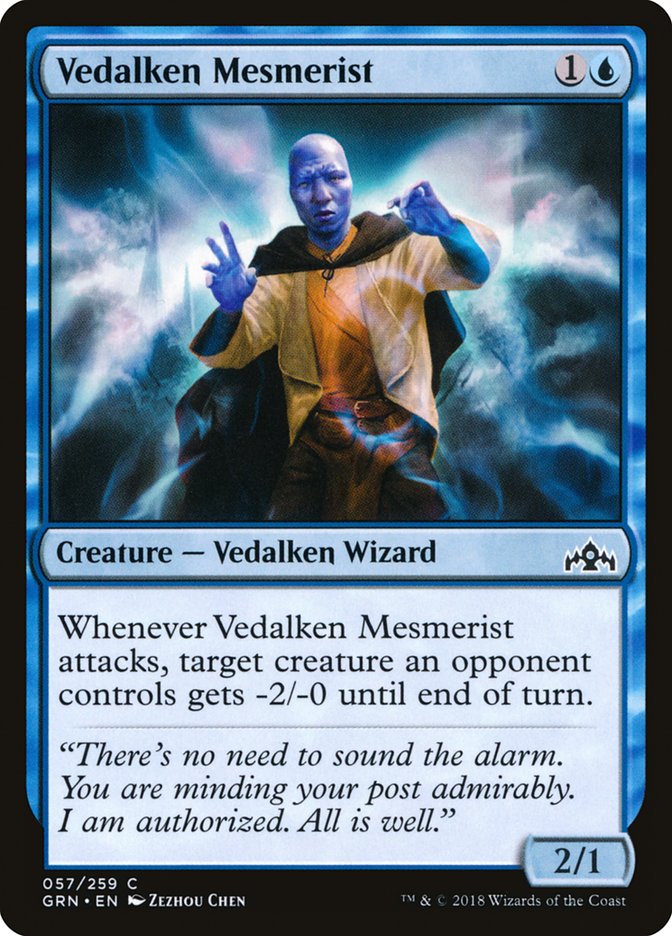Vedalken Mesmerist [Guilds of Ravnica] Foil