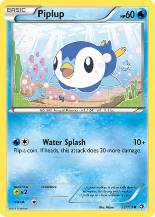 Piplup (33/113) [Black & White: Legendary Treasures] Reverse Holofoil