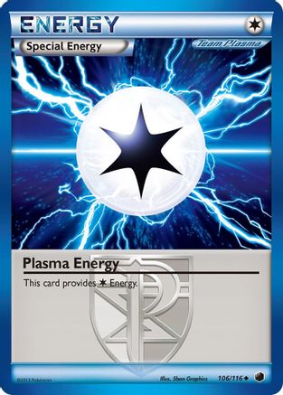 Plasma Energy (106/116) [Black & White: Plasma Freeze] Reverse Holofoil