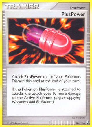 PlusPower (121/132) [Diamond & Pearl: Secret Wonders] Reverse Holofoil