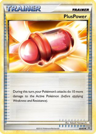 PlusPower (80/95) [HeartGold & SoulSilver: Unleashed] Reverse Holofoil