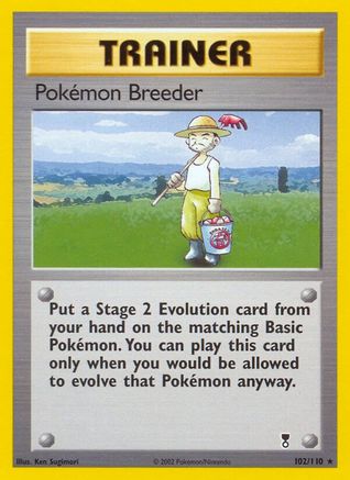 Pokemon Breeder (102/110) [Legendary Collection] Reverse Holofoil