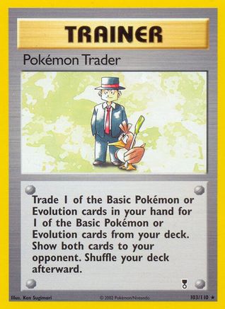Pokemon Trader (103/110) [Legendary Collection] Reverse Holofoil