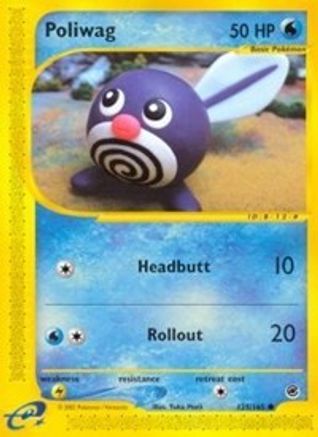 Poliwag (125/165) [Expedition: Base Set] Reverse Holofoil