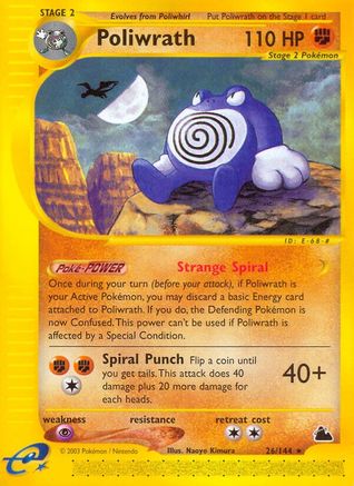 Poliwrath (26/144) [Skyridge] Reverse Holofoil