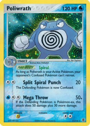 Poliwrath (11/112) [EX: FireRed & LeafGreen] Reverse Holofoil