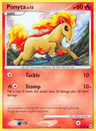 Ponyta (72/99) [Platinum: Arceus] Reverse Holofoil