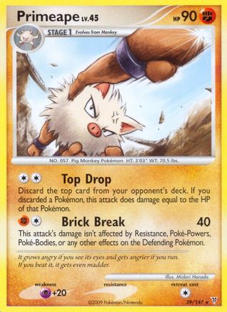 Primeape (39/147) [Platinum: Supreme Victors] Reverse Holofoil