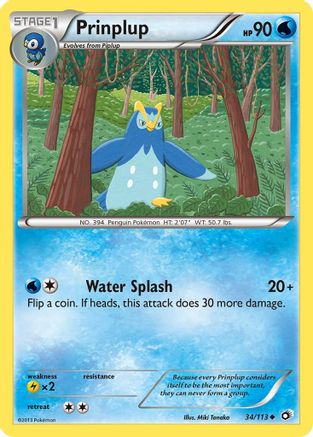 Prinplup (34/113) [Black & White: Legendary Treasures] Reverse Holofoil