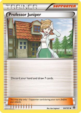 Professor Juniper (84/101) [Black & White: Plasma Blast] Reverse Holofoil