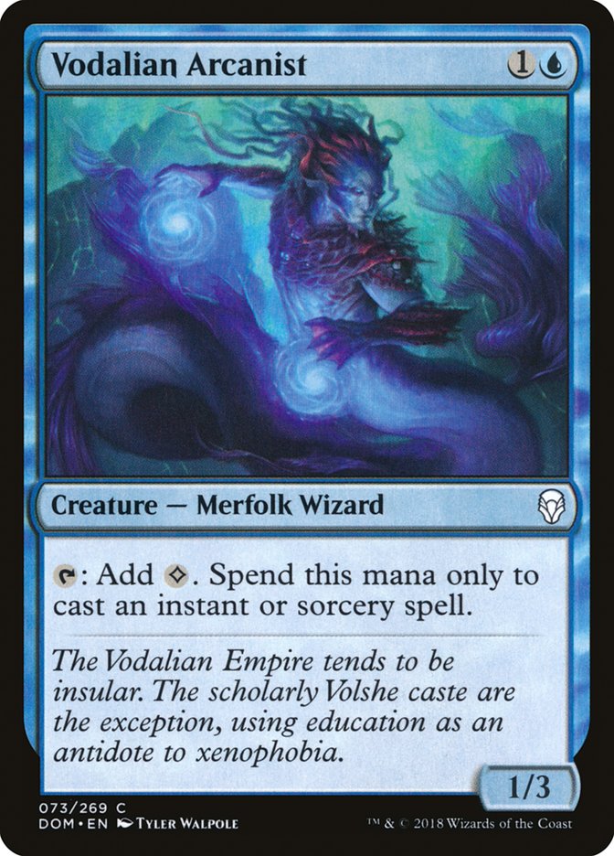 Vodalian Arcanist [Dominaria] Foil