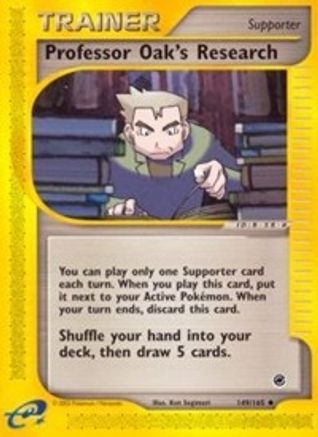 Professor Oak's Research (149/165) [Expedition: Base Set] Reverse Holofoil