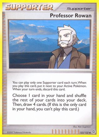Professor Rowan (123/132) [Diamond & Pearl: Secret Wonders] Reverse Holofoil