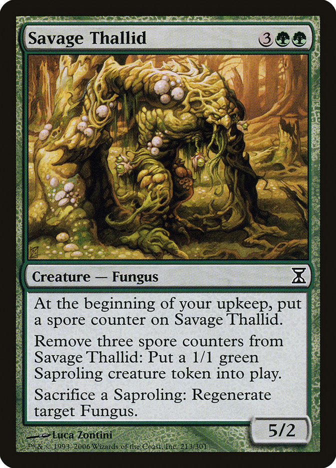 Savage Thallid [Time Spiral] Foil