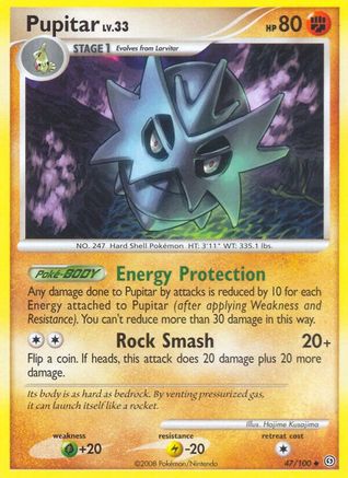 Pupitar (47/100) [Diamond & Pearl: Stormfront] Reverse Holofoil