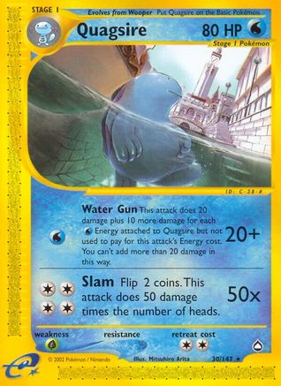 Quagsire (30/147) [Aquapolis] Reverse Holofoil