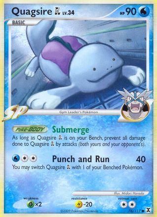Quagsire GL (76/111) [Platinum: Rising Rivals] Reverse Holofoil