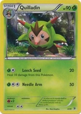 Quilladin (4/39) [XY: Kalos Starter Set] Holofoil