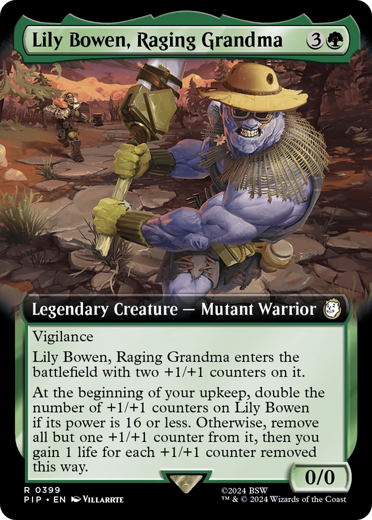 Lily Bowen, Raging Grandma (Extended Art) [Fallout] Foil