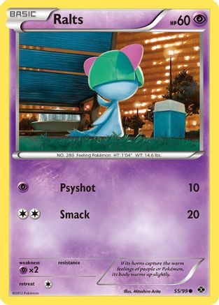 Ralts (55/99) [Black & White: Next Destinies] Reverse Holofoil