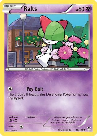 Ralts (59/135) [Black & White: Plasma Storm] Reverse Holofoil