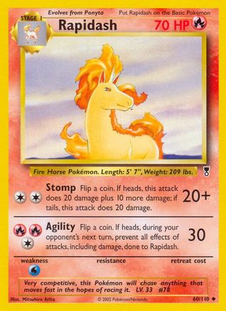 Rapidash (60/110) [Legendary Collection] Reverse Holofoil