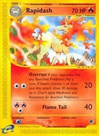 Rapidash (62/165) [Expedition: Base Set] Reverse Holofoil