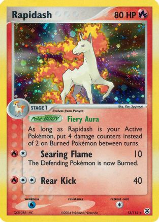 Rapidash (13/112) [EX: FireRed & LeafGreen] Reverse Holofoil
