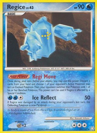 Regice (36/146) [Diamond & Pearl: Legends Awakened] Reverse Holofoil