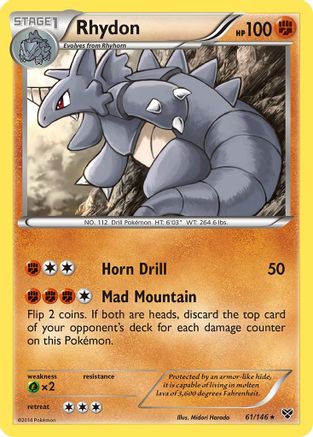 Rhydon (61/146) [XY: Base Set] Reverse Holofoil