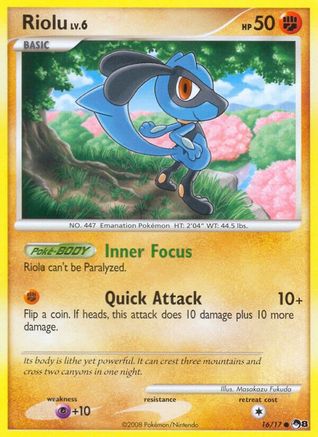 Riolu (16/17) [POP Series 8] Holofoil