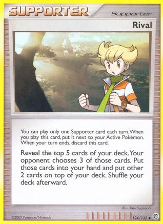 Rival (124/132) [Diamond & Pearl: Secret Wonders] Reverse Holofoil