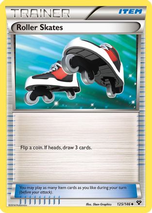 Roller Skates (125/146) [XY: Base Set] Reverse Holofoil