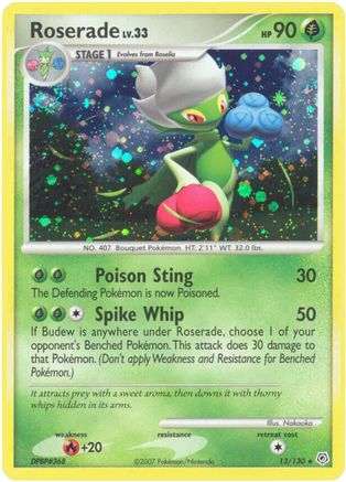Roserade (13/130) [Diamond & Pearl: Base Set] Reverse Holofoil