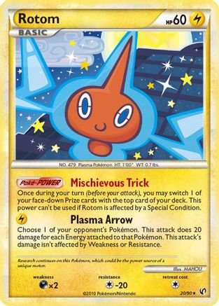 Rotom (20/90) [HeartGold & SoulSilver: Undaunted] Reverse Holofoil