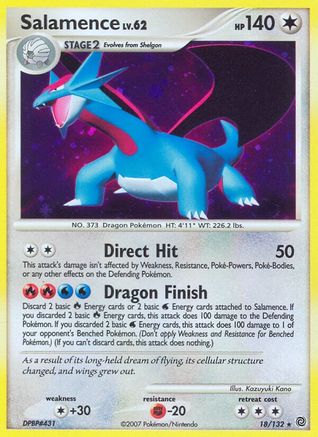 Salamence (18/132) [Diamond & Pearl: Secret Wonders] Reverse Holofoil
