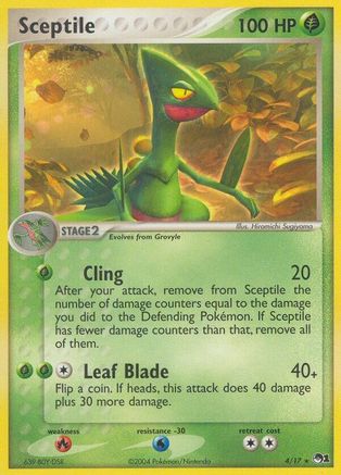 Sceptile (4/17) [POP Series 1] Holofoil