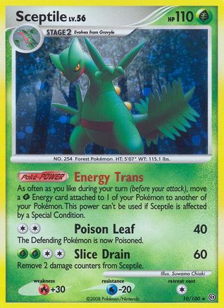 Sceptile (10/100) [Diamond & Pearl: Stormfront] Reverse Holofoil