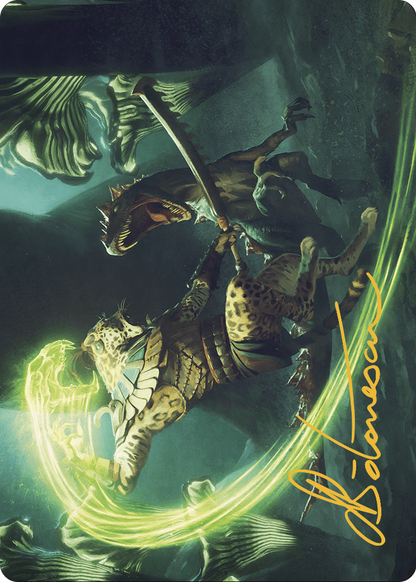 Contest of Claws // Contest of Claws  [The Lost Caverns of Ixalan Art Series] (Borderless) Foil